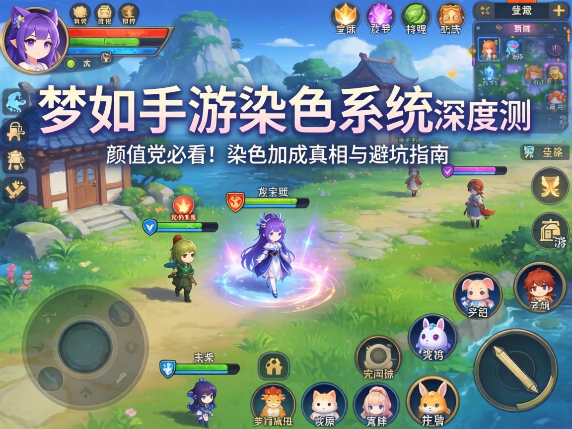 梦幻手游染色系统深度实测