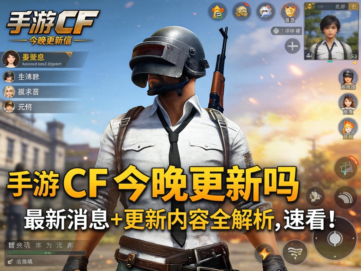 手游CF今晚更新吗