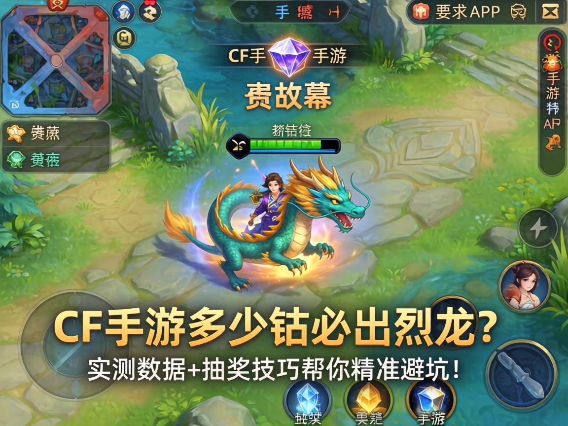 CF手游多少钻必出烈龙