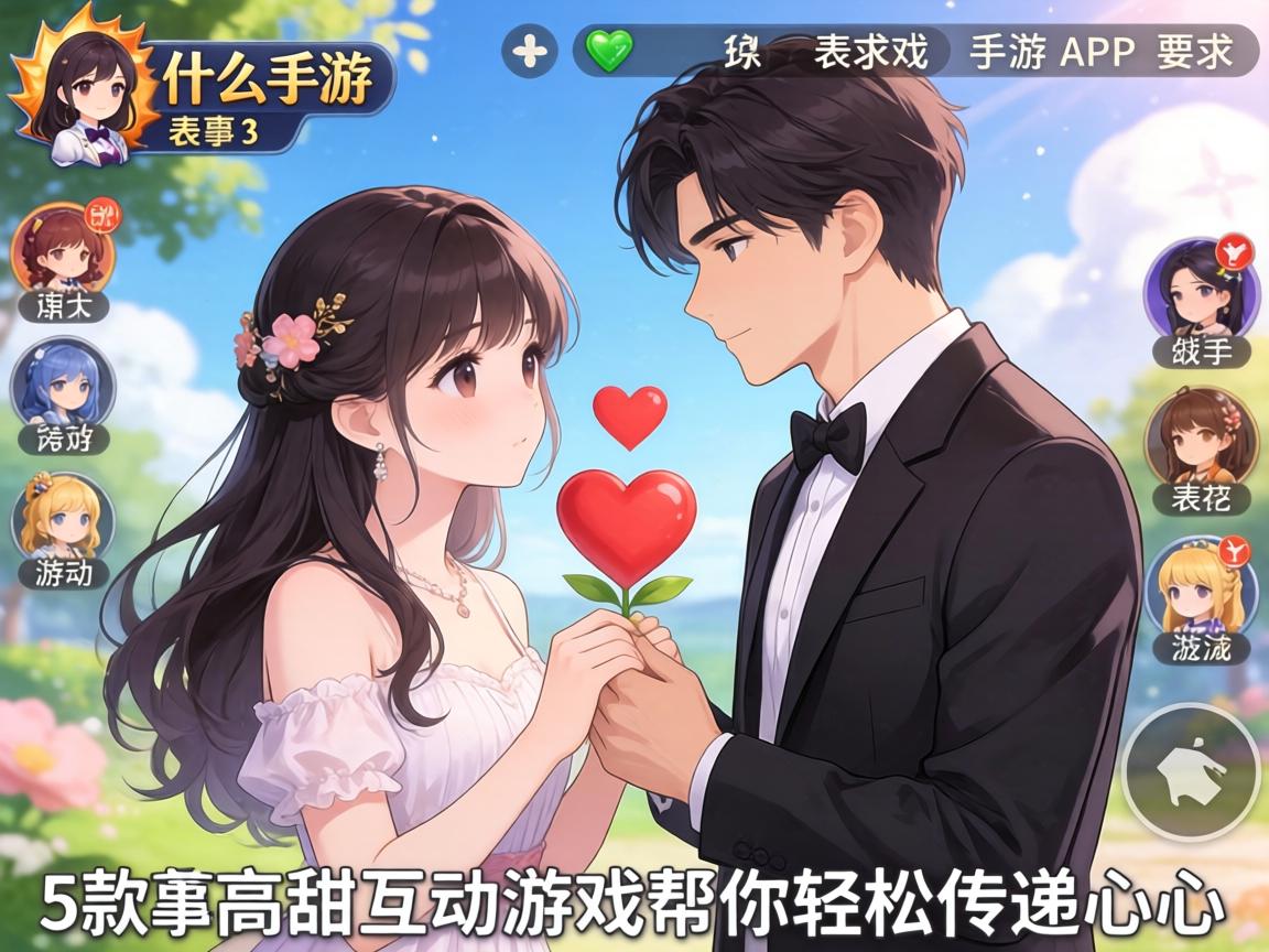 这5款高甜互动游戏帮你轻松传递心意