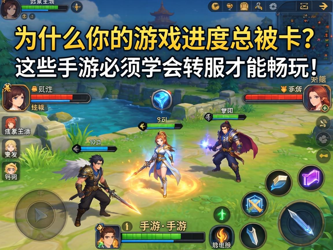 这些手游必须学会转服才能畅玩