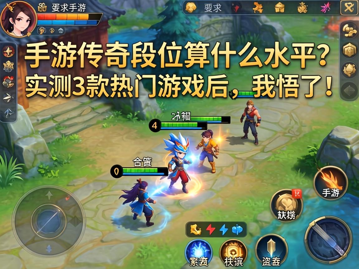 手游传奇段位算什么水平