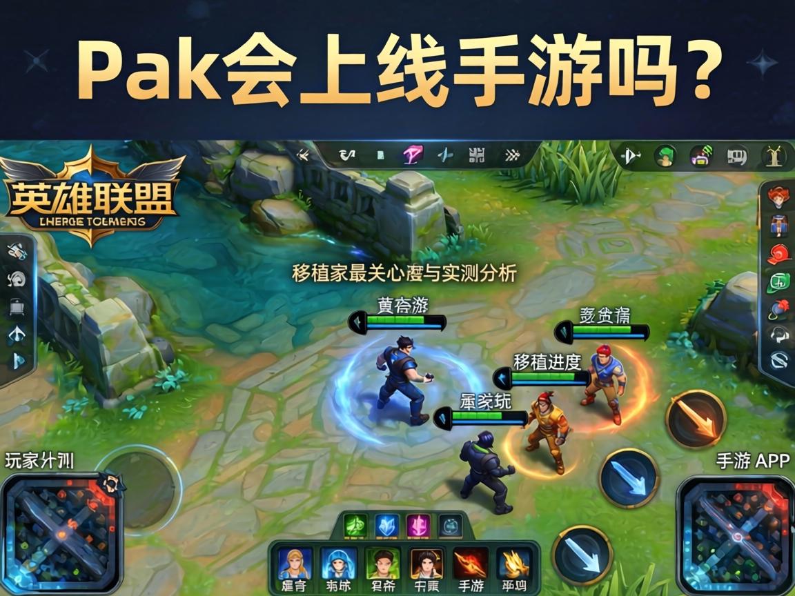英雄联盟手游玩家最关心的移植进度与实测分析