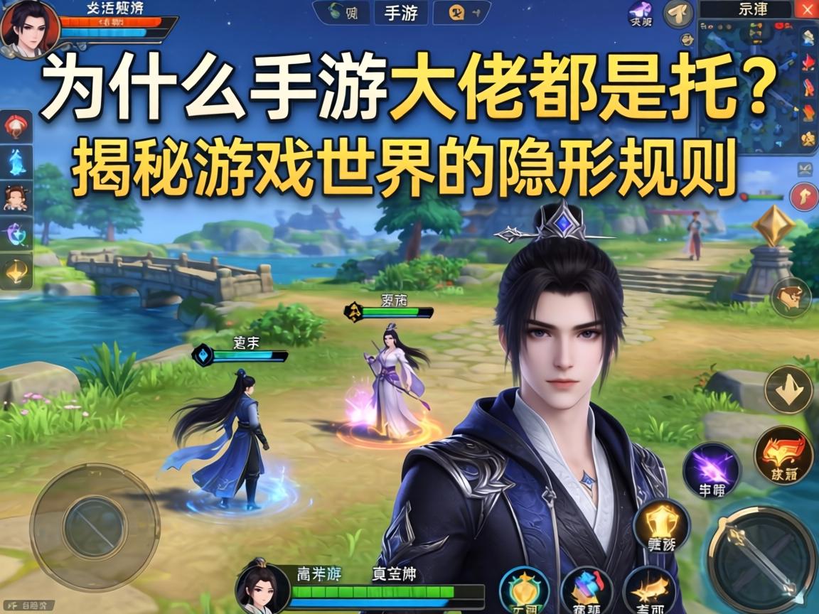 为什么手游里大佬都是托