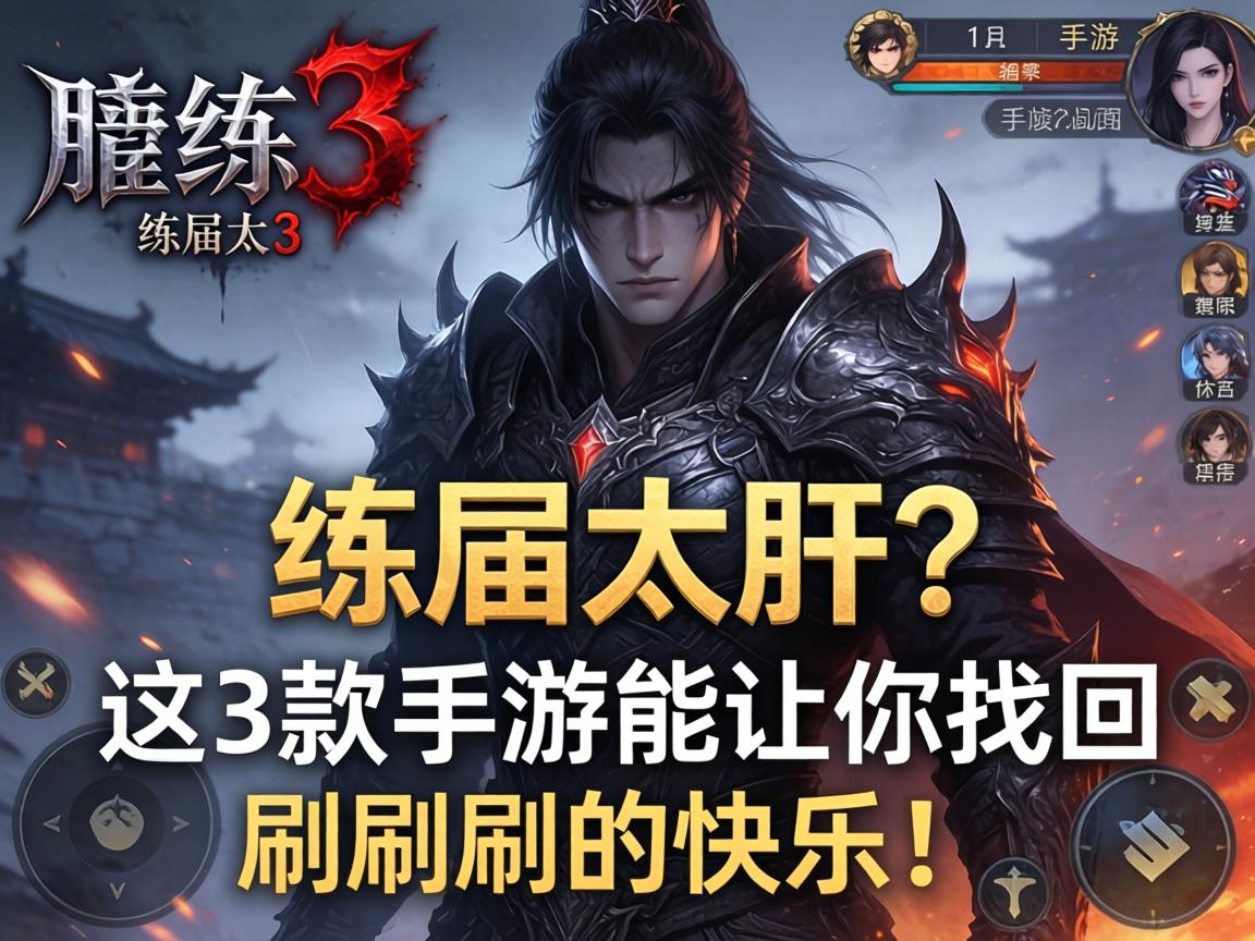 这3款手游能让你找回刷刷刷的快乐