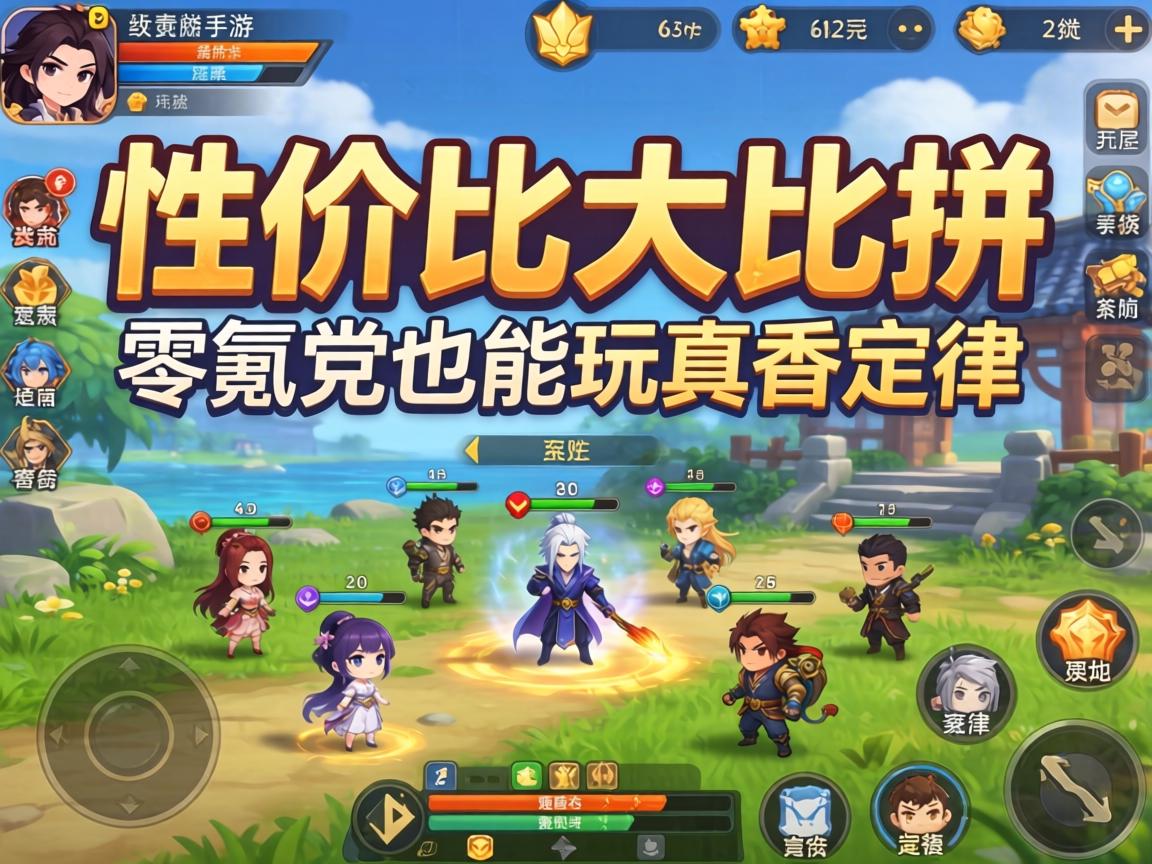 一、性价比大比拼，零氪党也能玩的真香定律