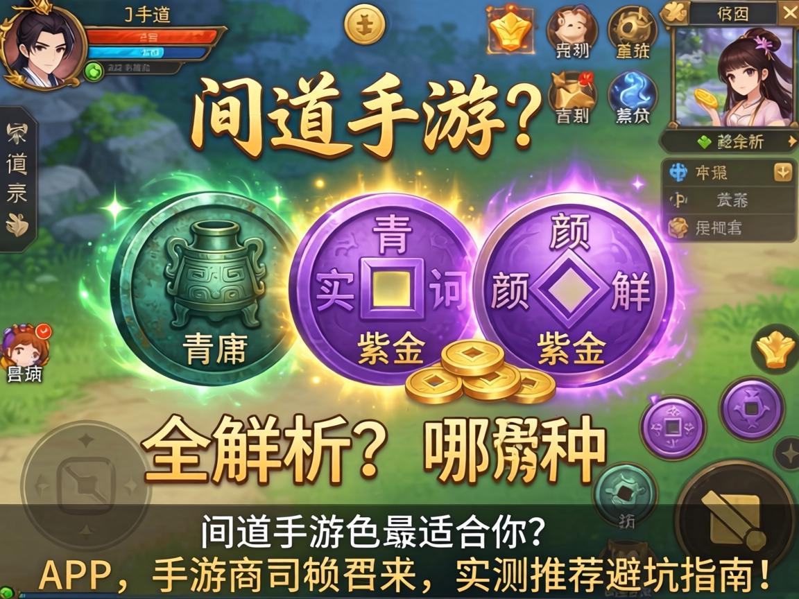 问道手游钱币颜色全解析，从青铜到紫金，哪种最适合你？实测推荐避坑指南