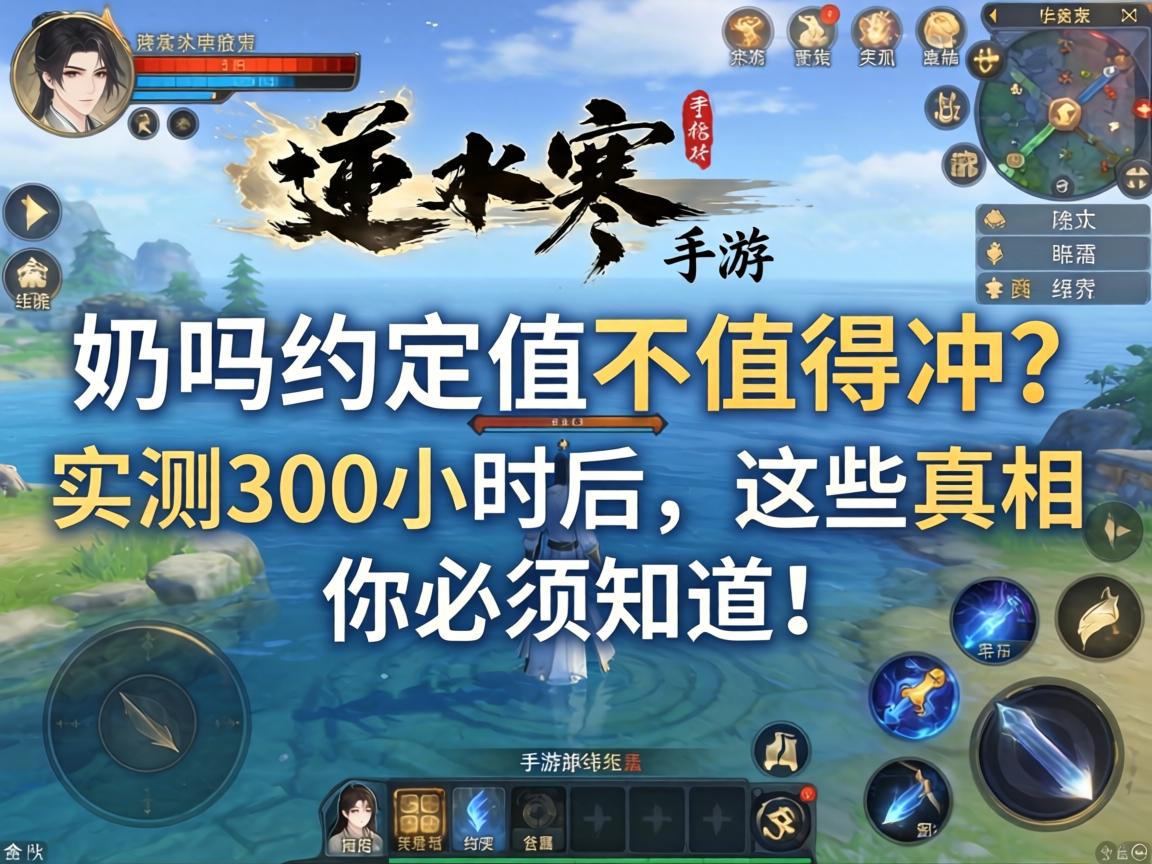 逆水寒手游奶吗约定值不值得冲？实测300小时后，这些真相你必须知道！