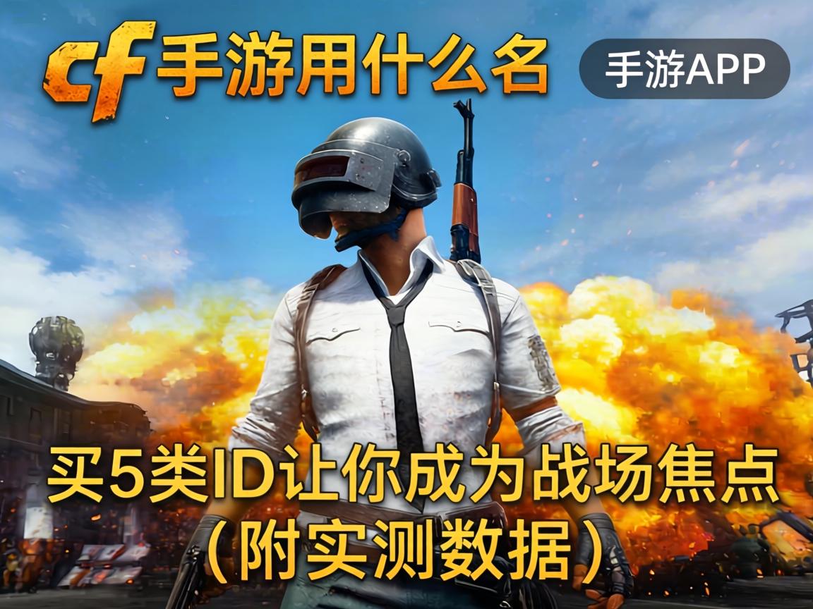cf手游用什么名字？这5类ID让你成为战场焦点（附实测数据）