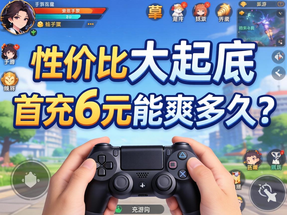 一、性价比大起底，首充6元能爽多久？