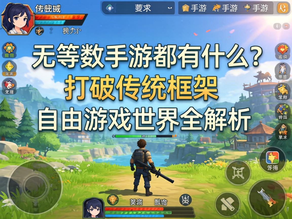 无等级手游都有什么？打破传统框架的自由游戏世界全解析