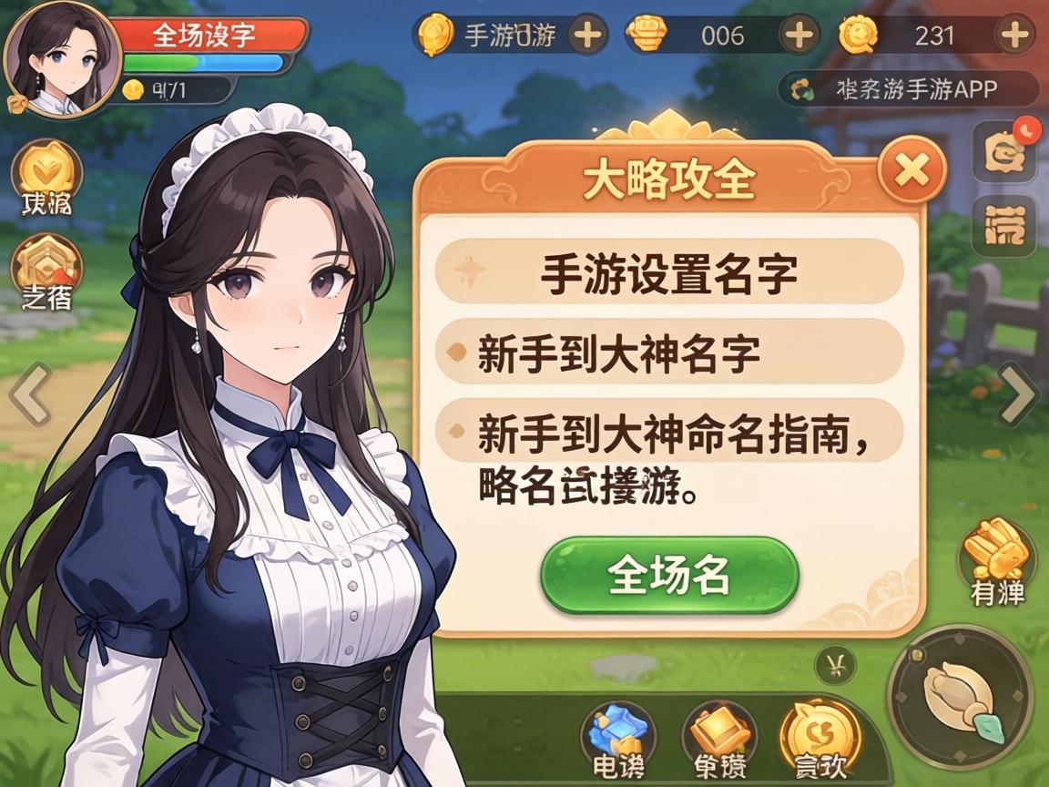 简爱手游设置名字全攻略，从新手到大神的命名指南