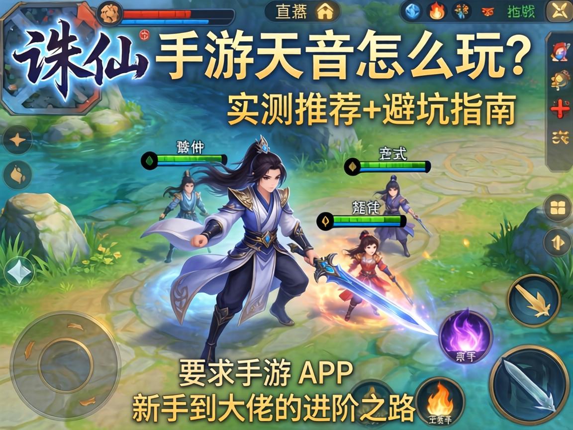 诛仙手游天音怎么玩？实测推荐+避坑指南，新手到大佬的进阶之路