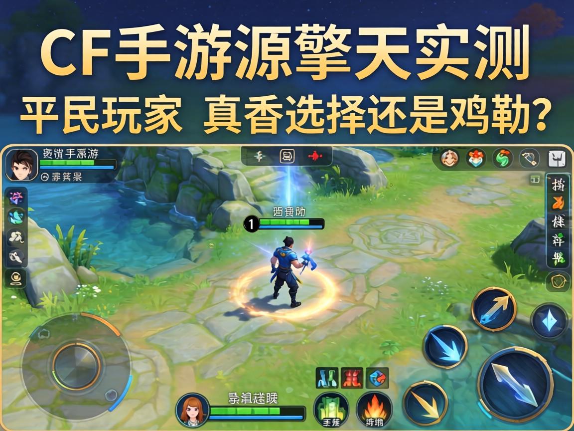 CF手游源擎天实测，平民玩家的真香选择还是鸡肋？