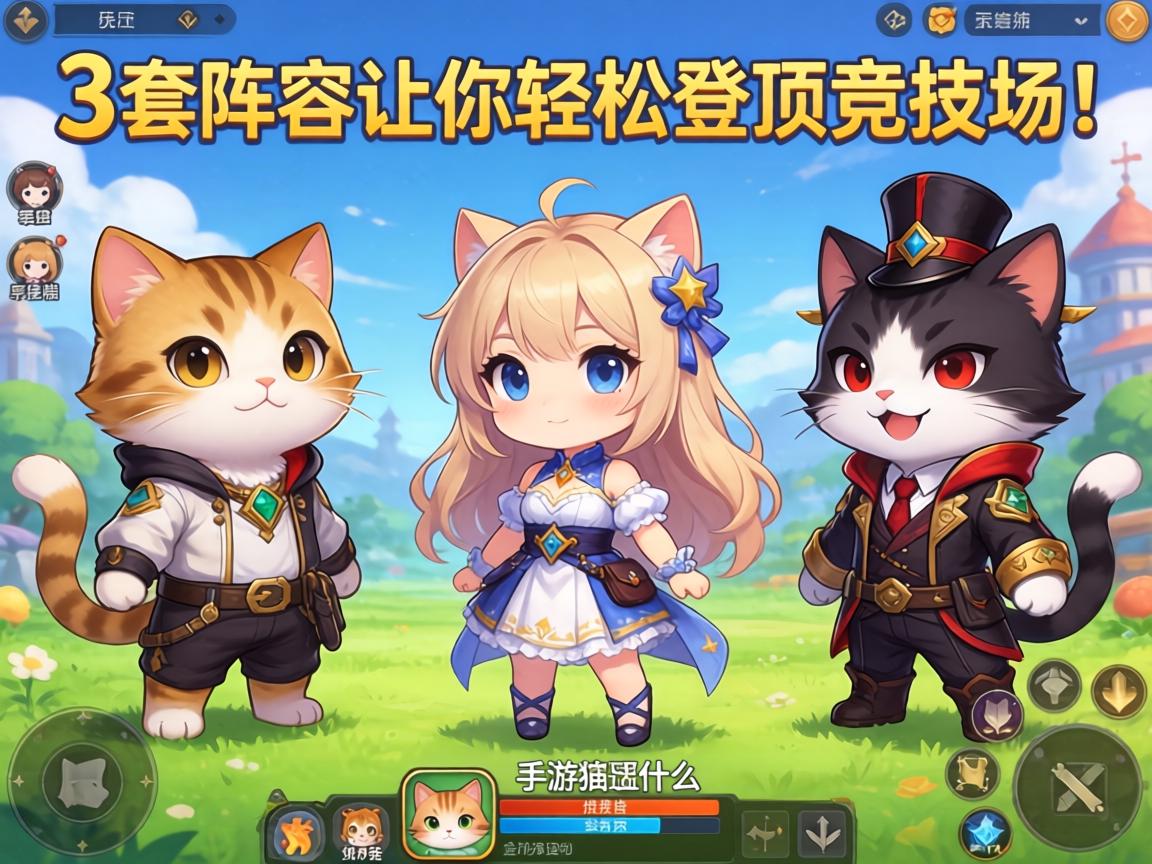 手游猫咪搭配什么？这3套阵容让你轻松登顶竞技场！