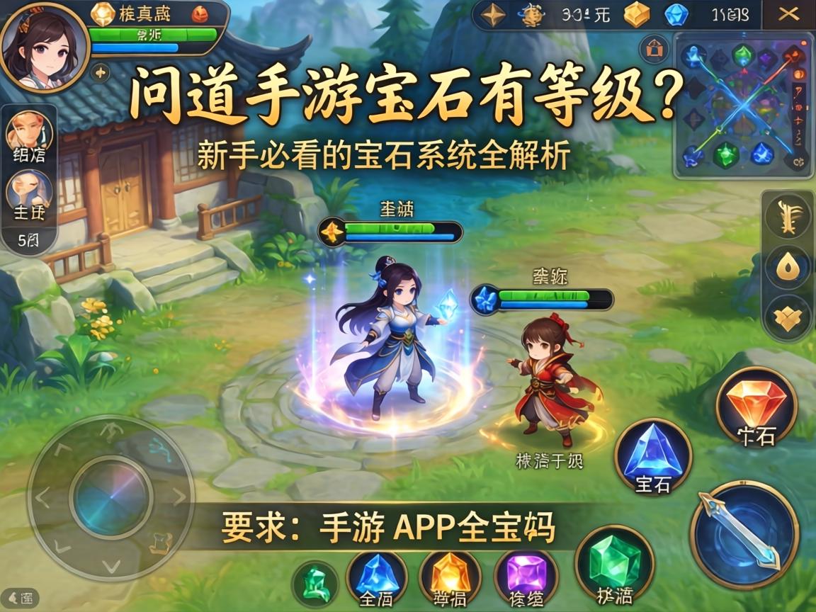 问道手游宝石有等级吗？新手必看的宝石系统全解析