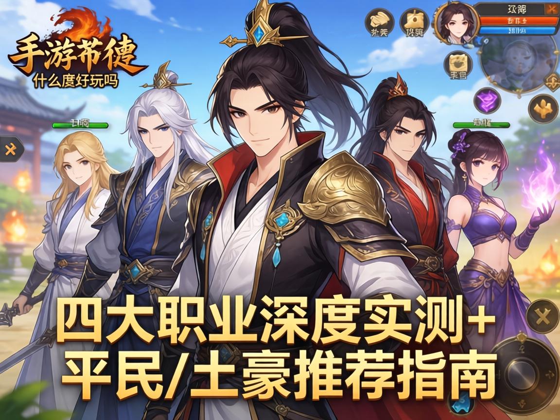 手游征途什么角色好玩吗？四大职业深度实测+平民/土豪推荐指南