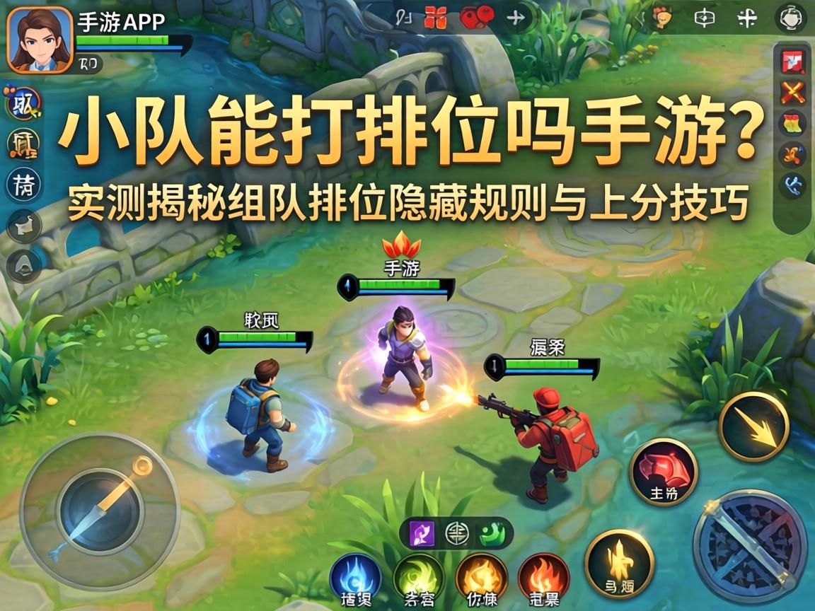 实测揭秘组队排位隐藏规则与上分技巧