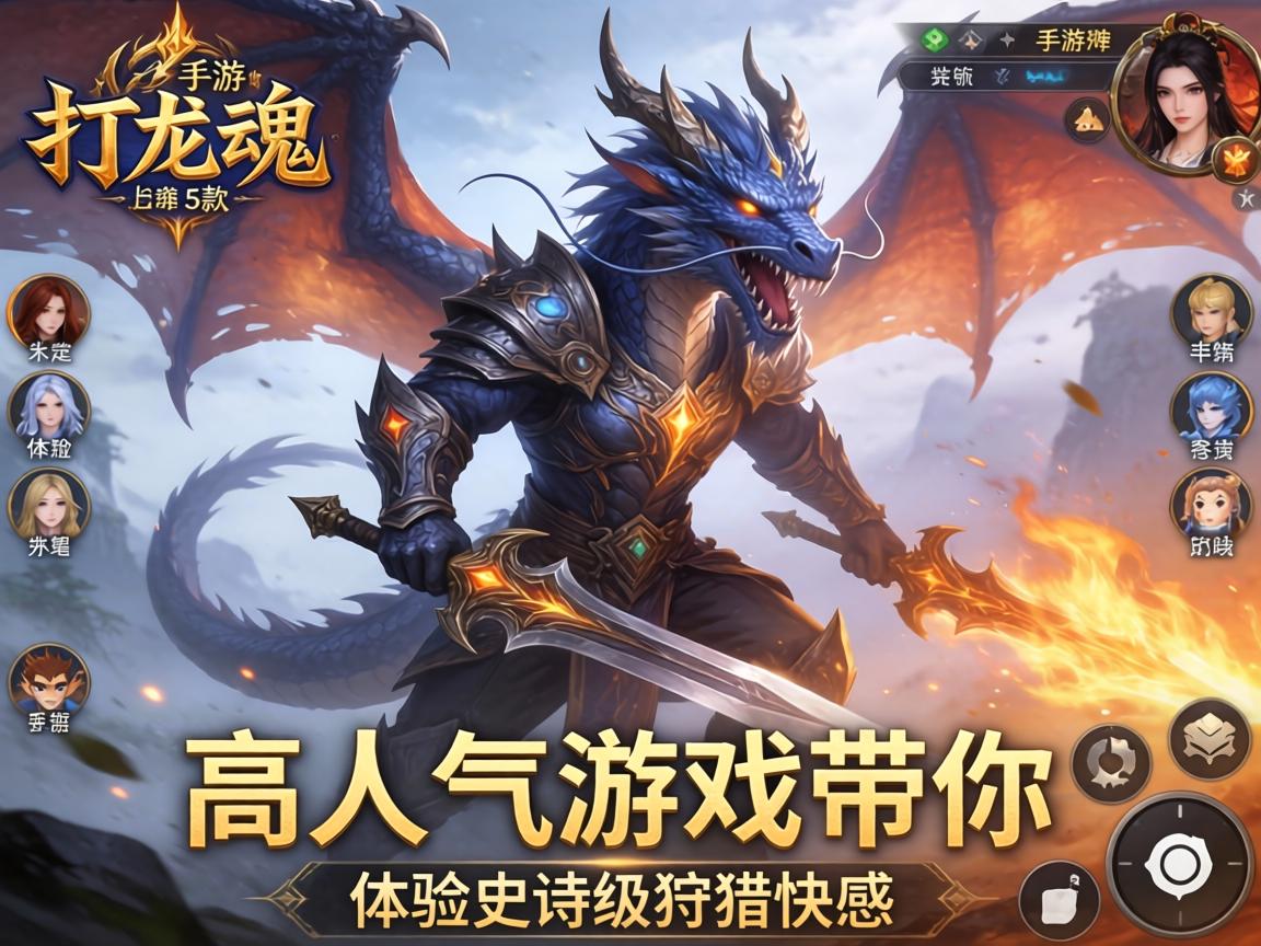 这5款高人气游戏带你体验史诗级狩猎快感