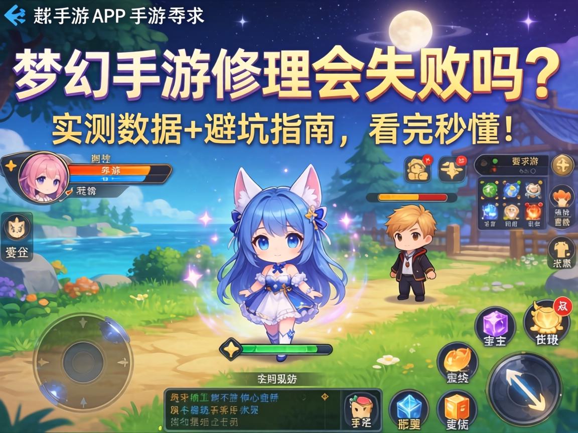 梦幻手游修理会失败吗