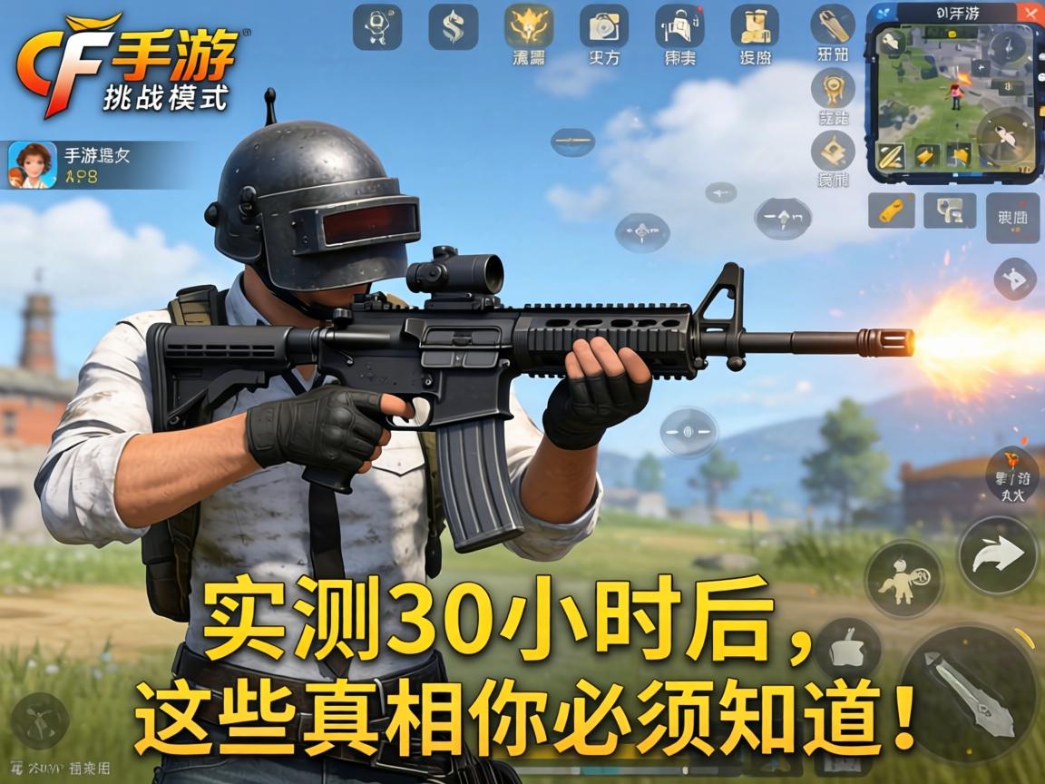 CF手游挑战模式到底该选什么枪