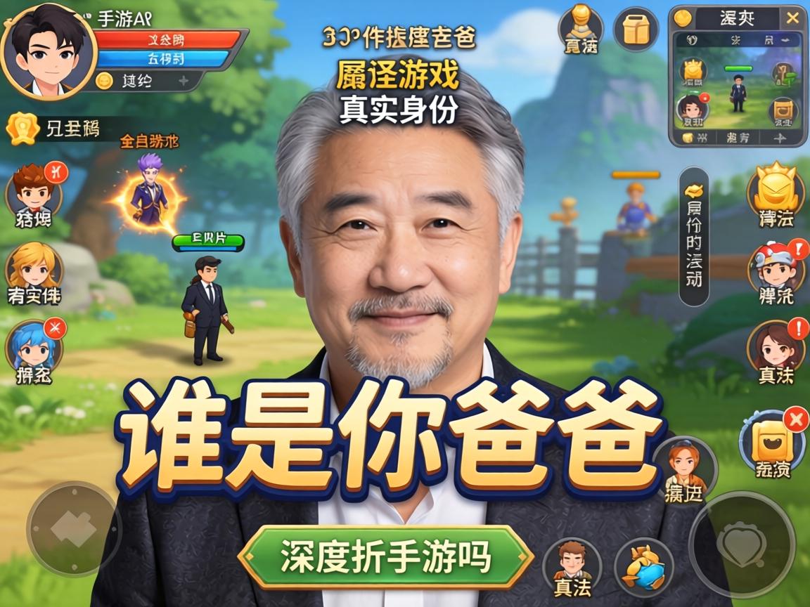 谁是你爸爸是手游吗？深度解析这款魔性游戏的真实身份与玩法魅力
