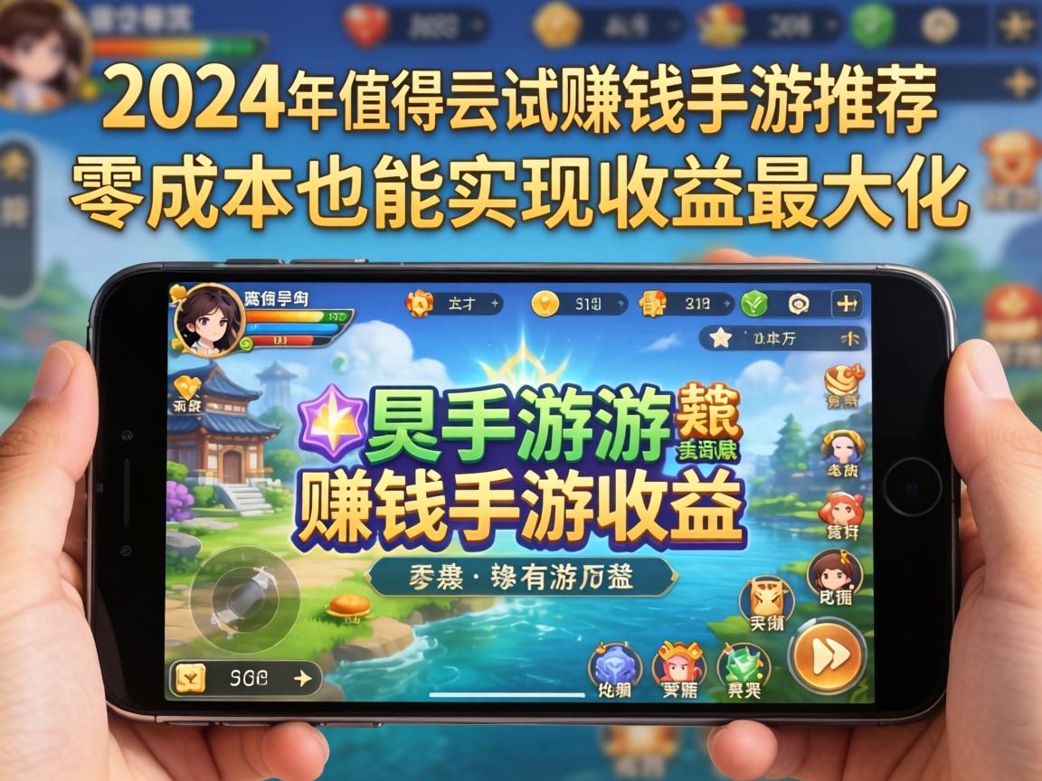 2024年值得尝试的赚钱手游推荐，零成本也能实现收益最大化