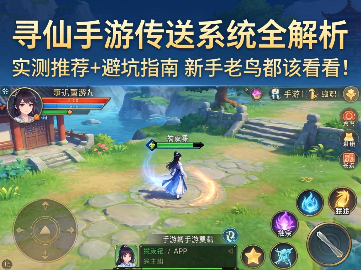 寻仙手游传送系统全解析，实测推荐+避坑指南，新手老鸟都该看看！