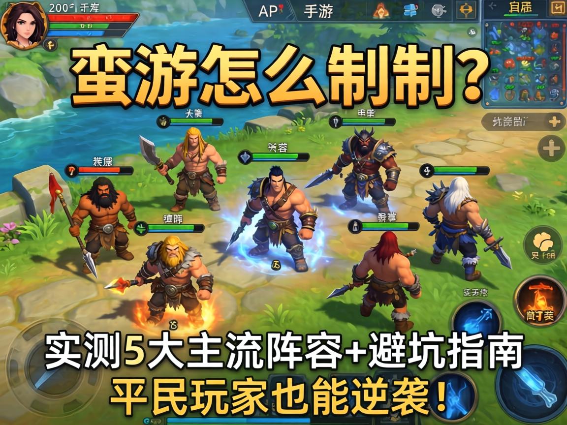 手游蛮族怎么克制