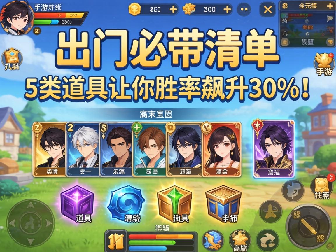 这5类道具让你胜率飙升30