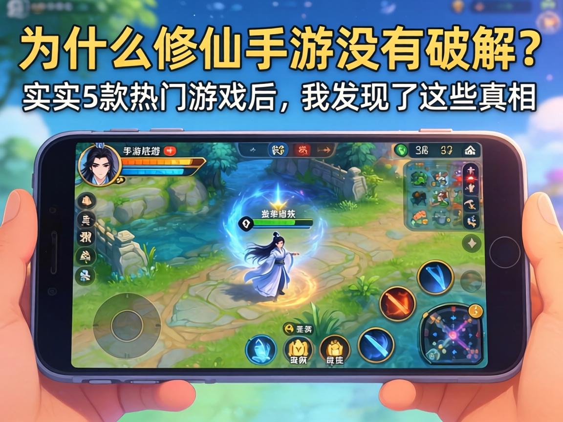 为什么修仙手游没有破解