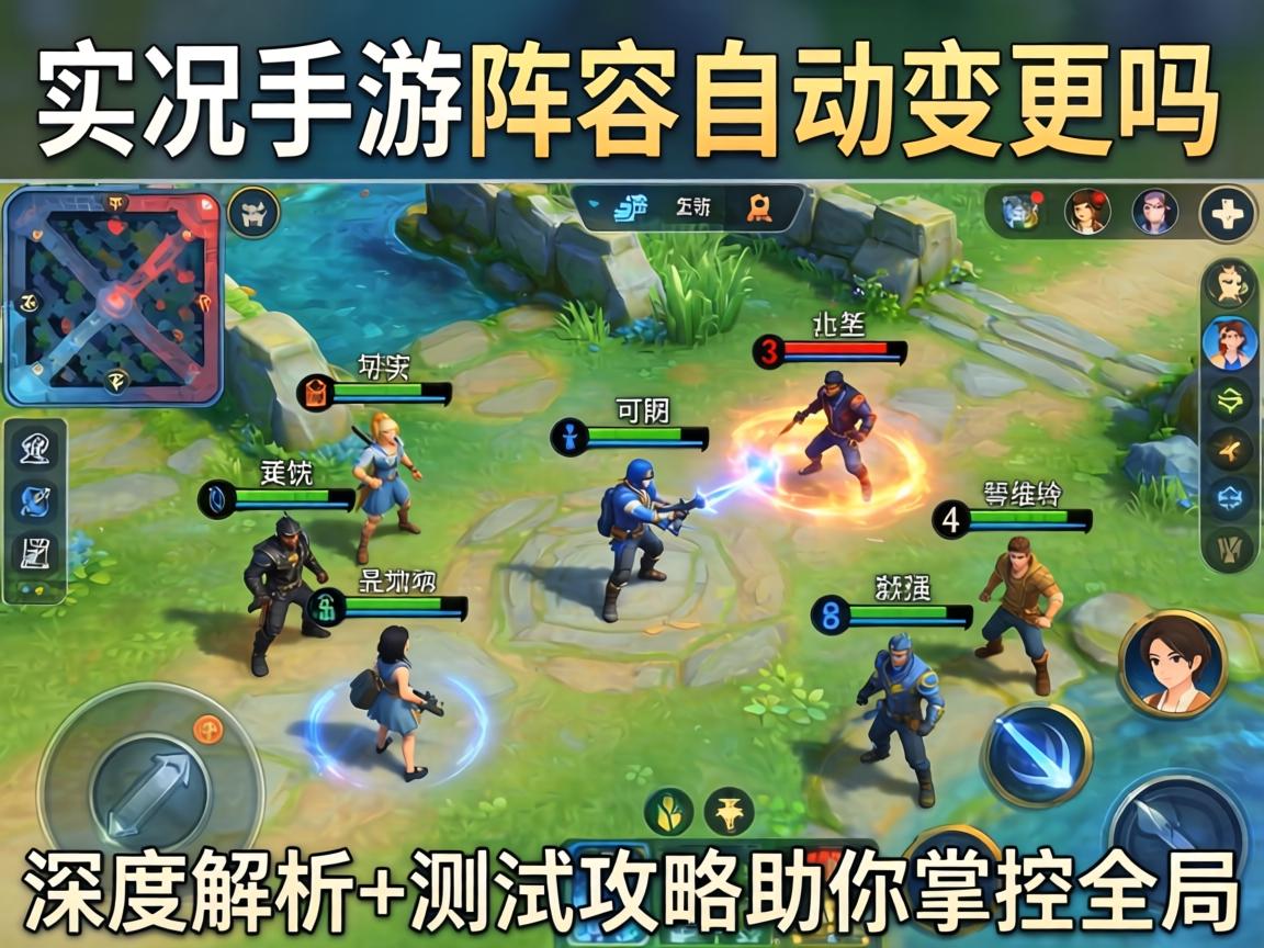 实况手游阵容自动变更吗