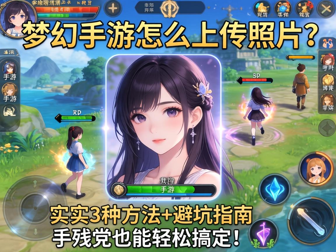 梦幻手游怎么上传照片