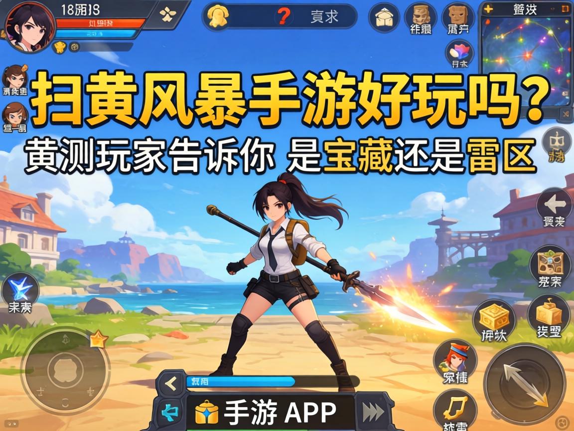 扫黄风暴手游好玩吗