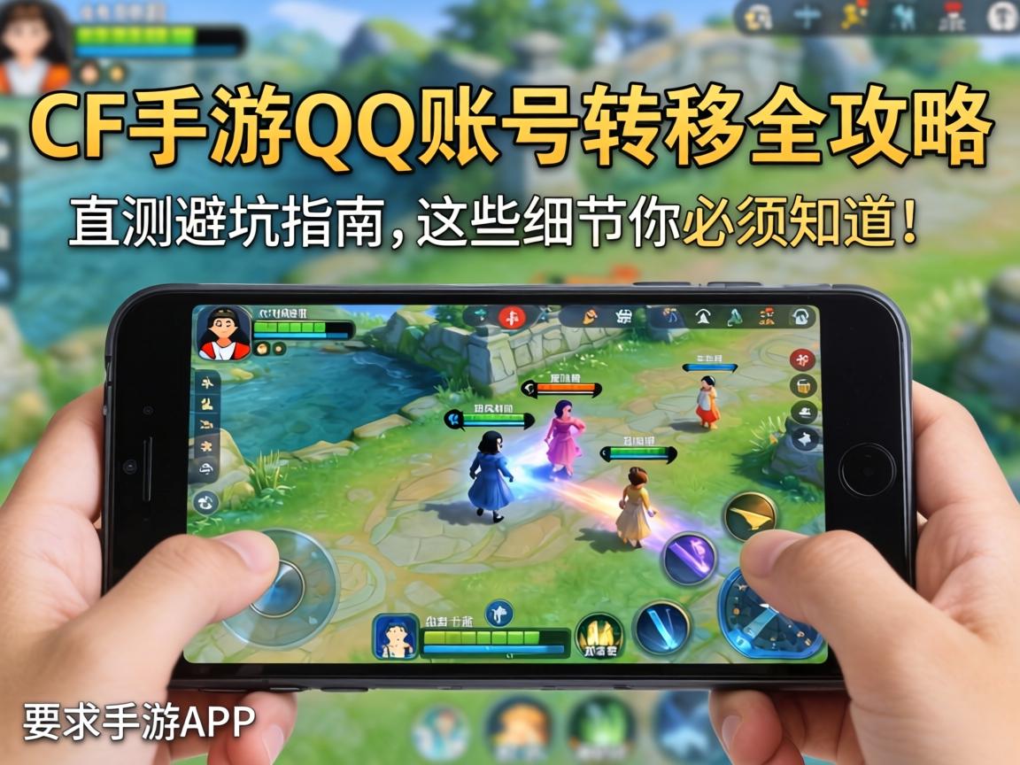 CF手游QQ账号转移全攻略