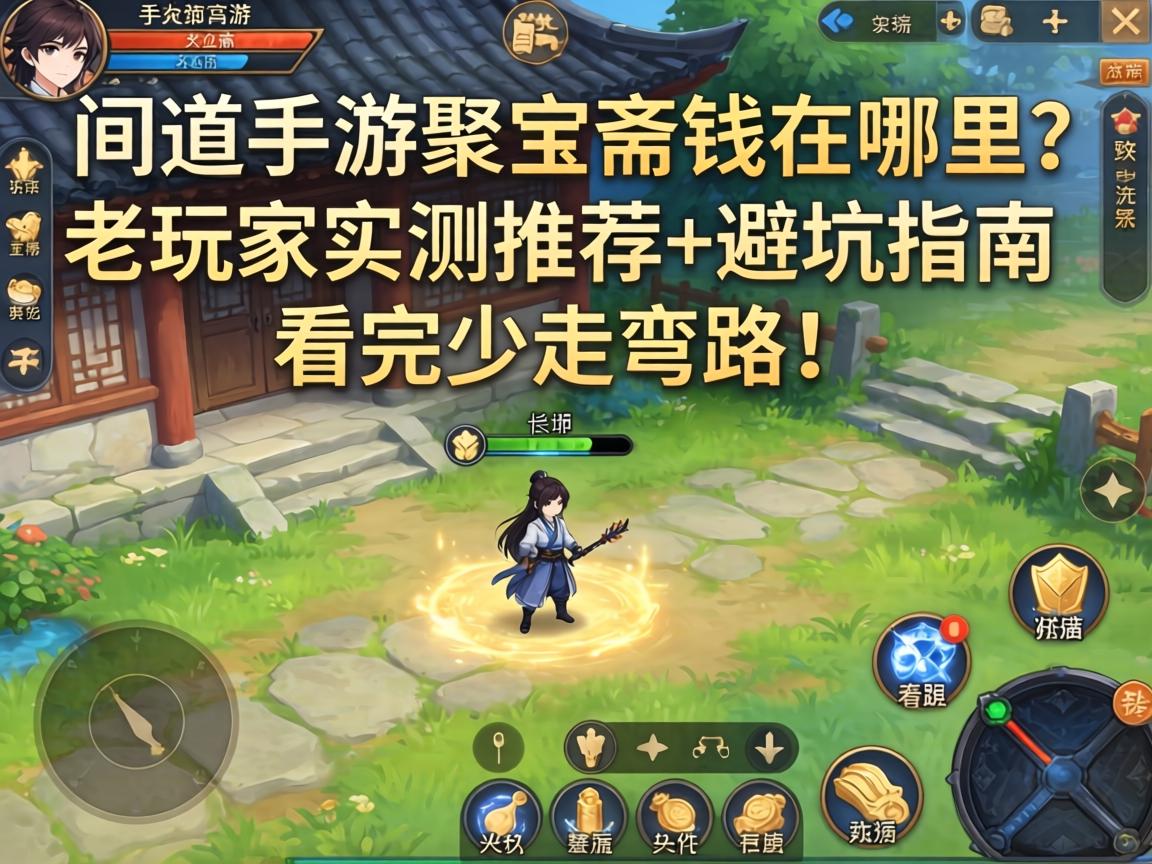 问道手游聚宝斋钱在哪