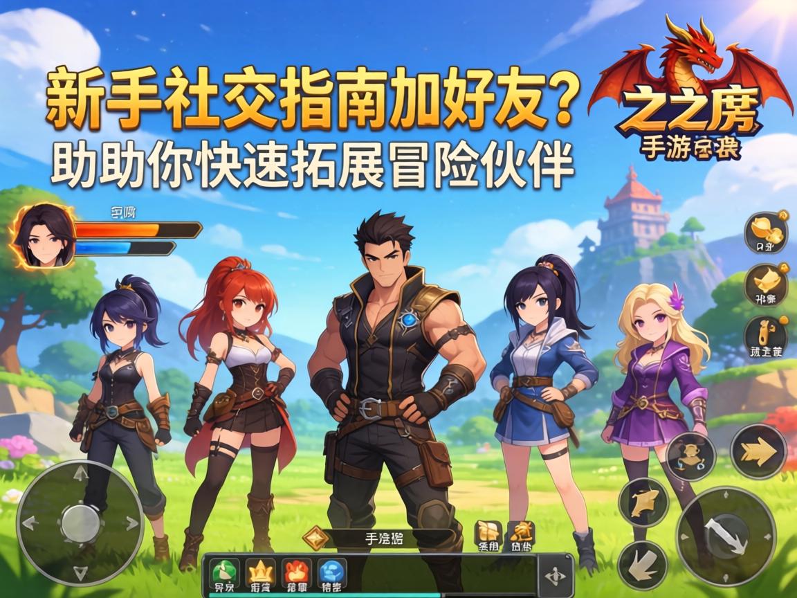 新手社交指南助你快速拓展冒险伙伴
