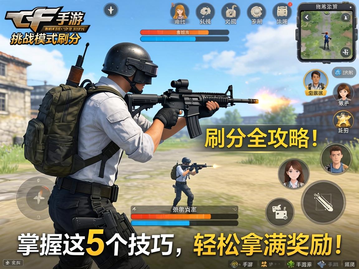 手游CF挑战模式刷分全攻略