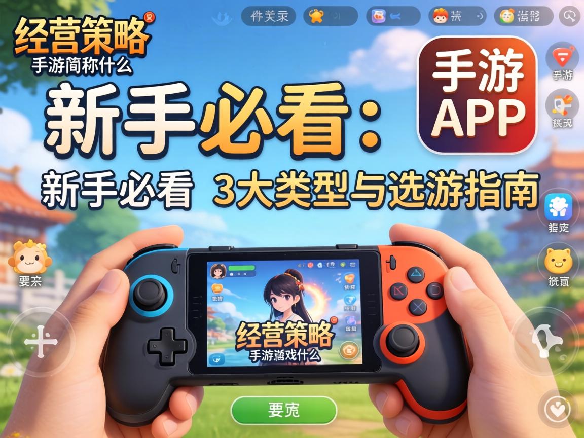 新手必看的3大类型与选游指南