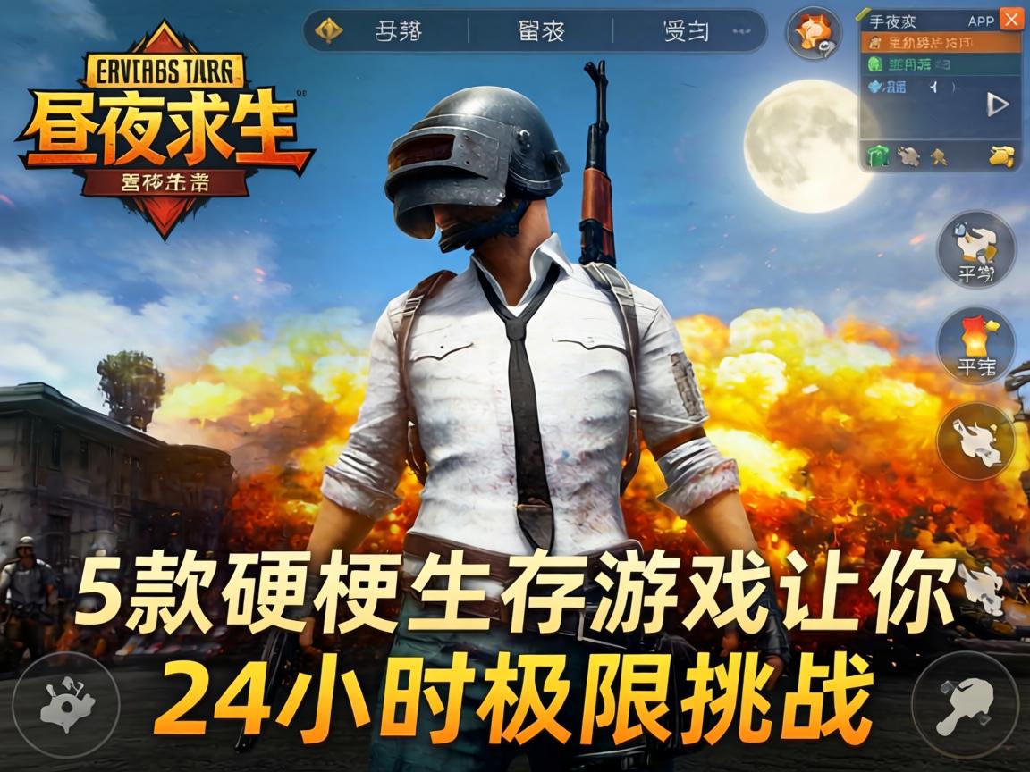 这5款硬核生存游戏让你体验24小时极限挑战