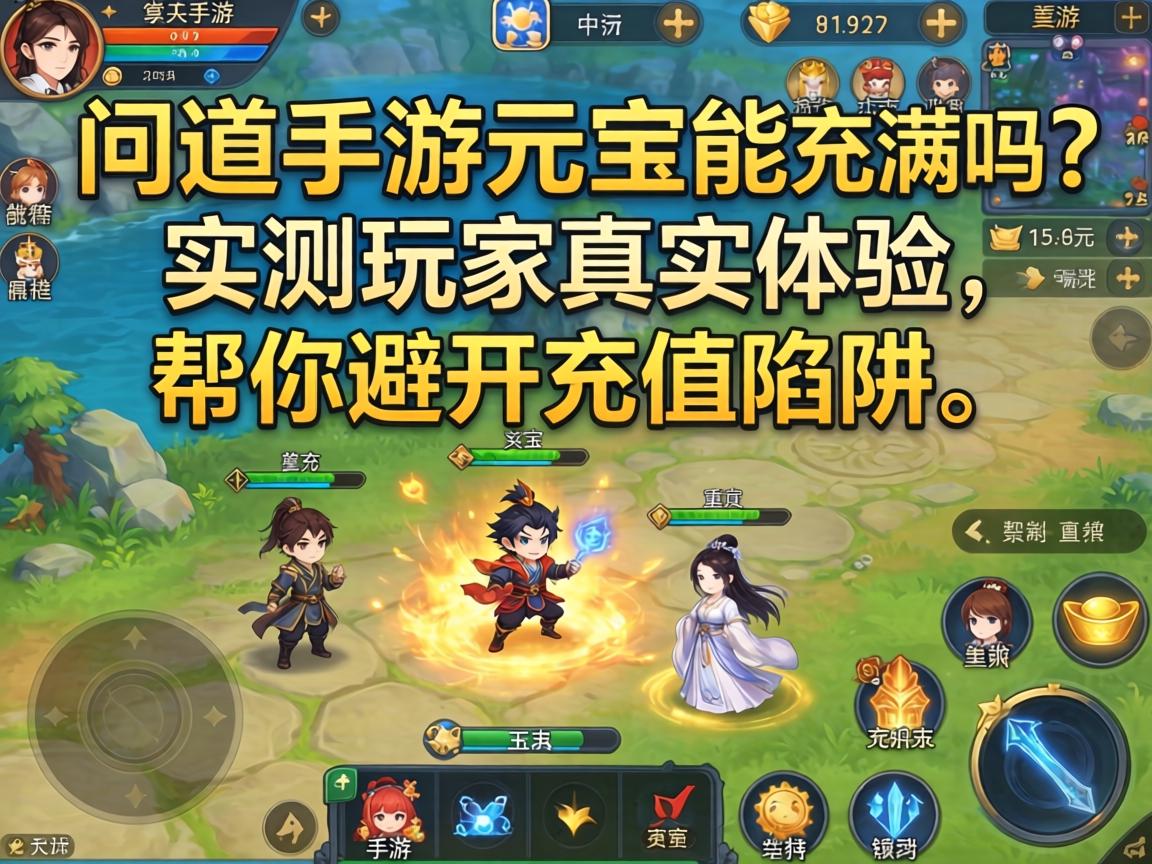 问道手游元宝能充满吗