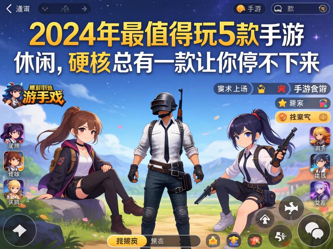 2024年最值得玩的5款手游推荐