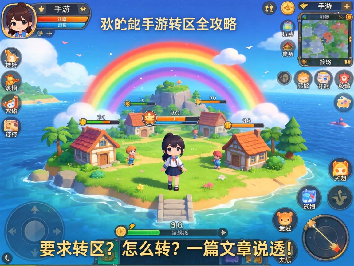 彩虹岛手游转区全攻略