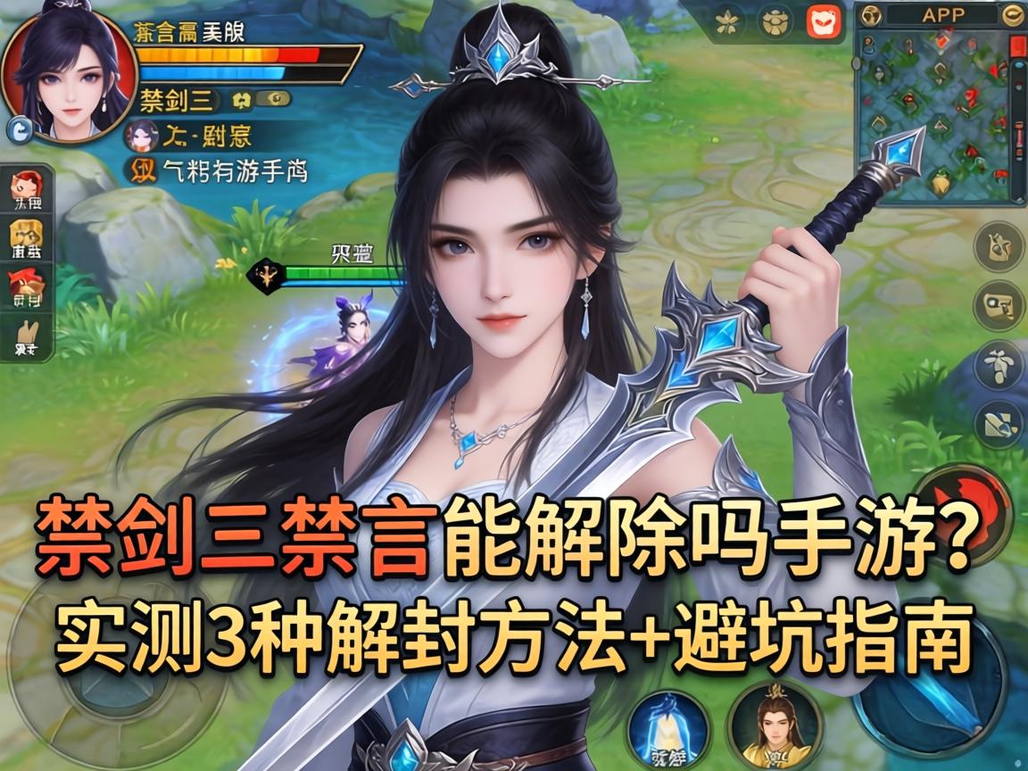剑三禁言能解除吗手游