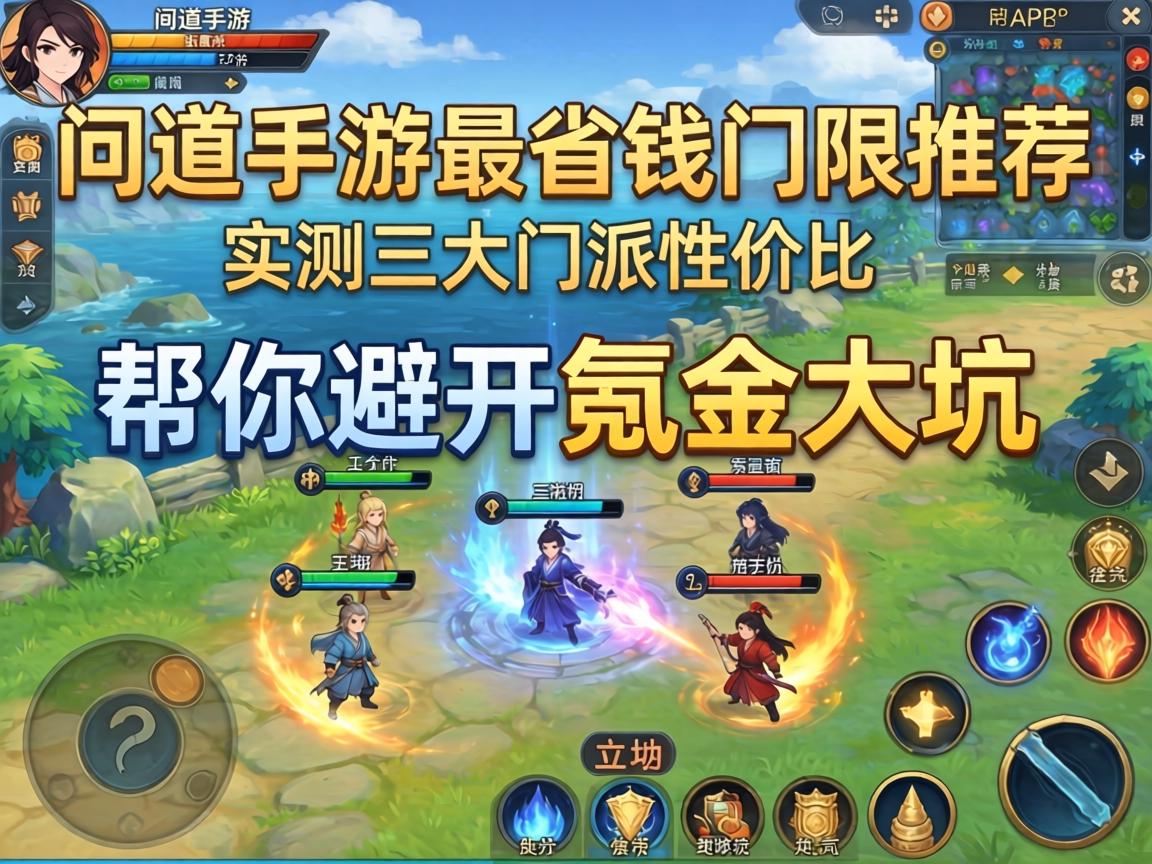 问道手游最省钱门派推荐