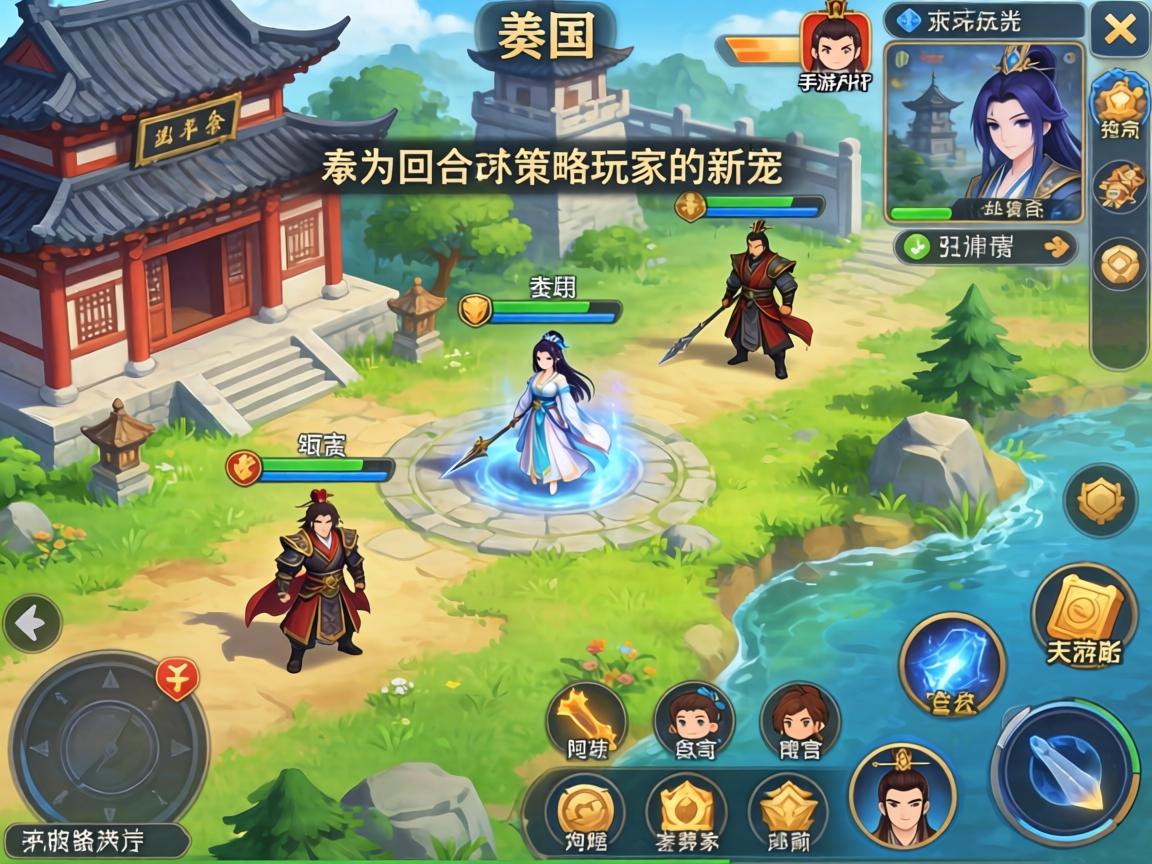 回合制手游中的秦国题材