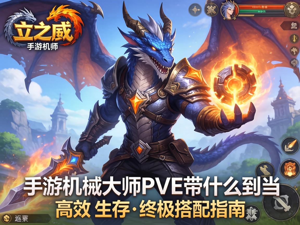 龙之谷手游机械大师PVE带什么技能