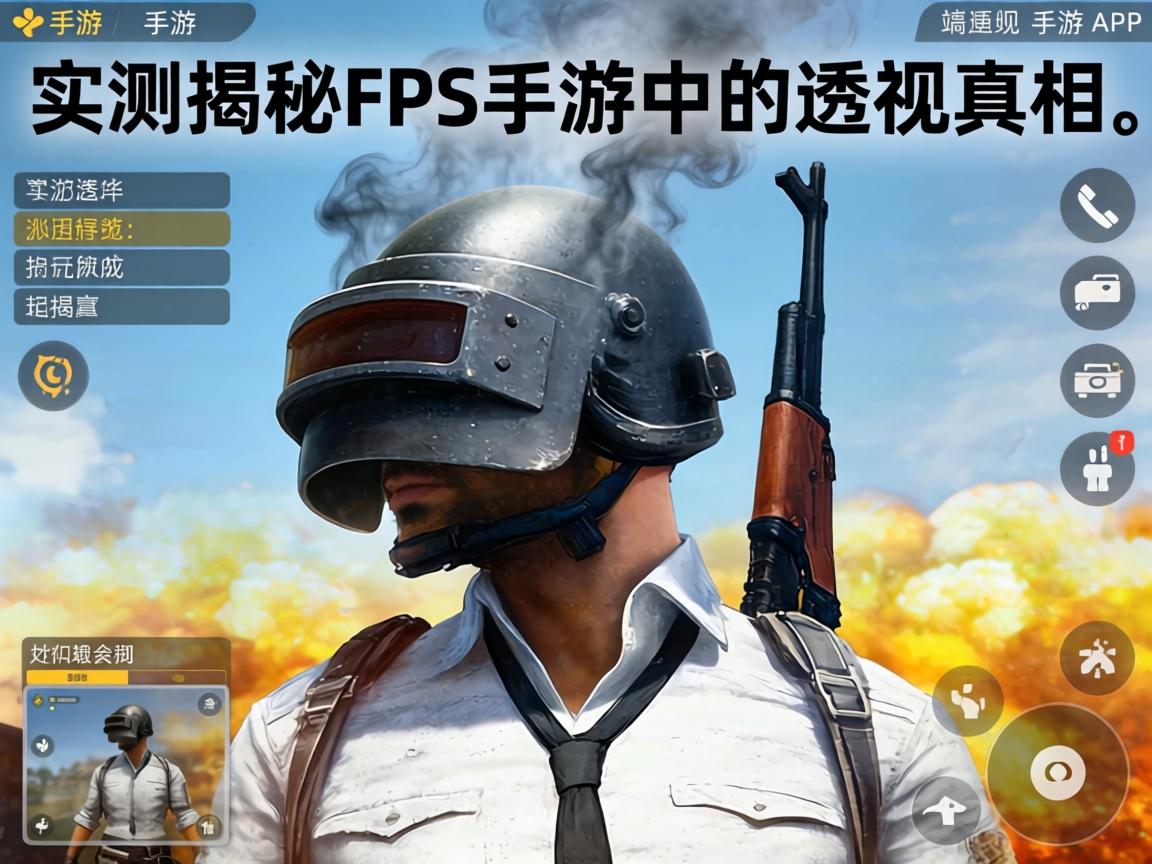 实测揭秘FPS手游中的透视真相