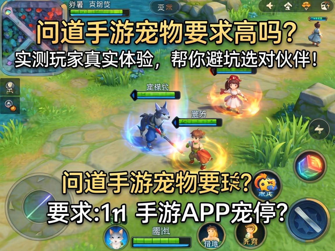 问道手游宠物要求高吗