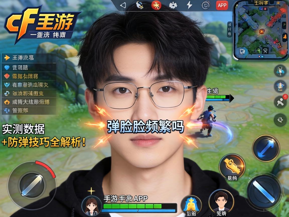 cf手游弹人脸频繁吗